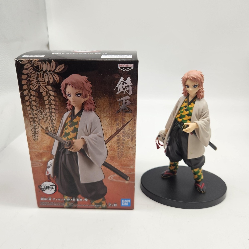 Banpresto Demon Slayer Kimetsu No Yaiba Sabito Anime Figure W Box Broken Sword